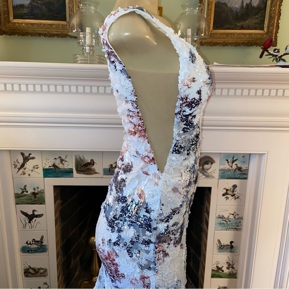 Wedding gown, prom or evening gown by Jovani. Never worn. Classy train. - Picture 4 of 10